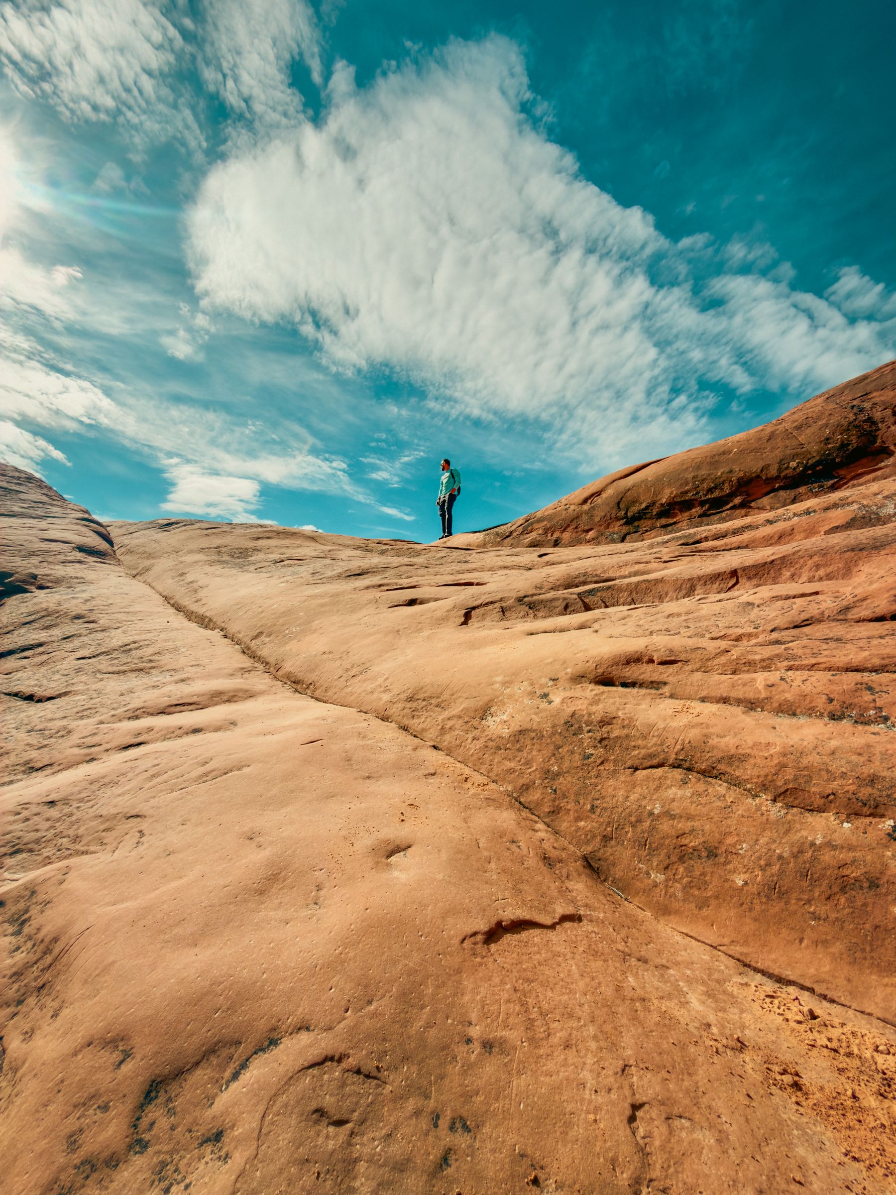 Sky and Rock and Seth, Portrait